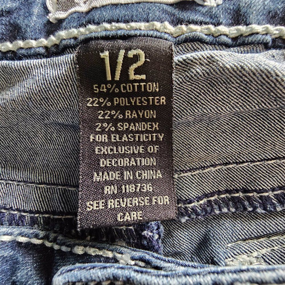 Women's Juniors Soundgirl Bootcut Jeans Medium Wash size 1 / 2 - Picture 6 of 9